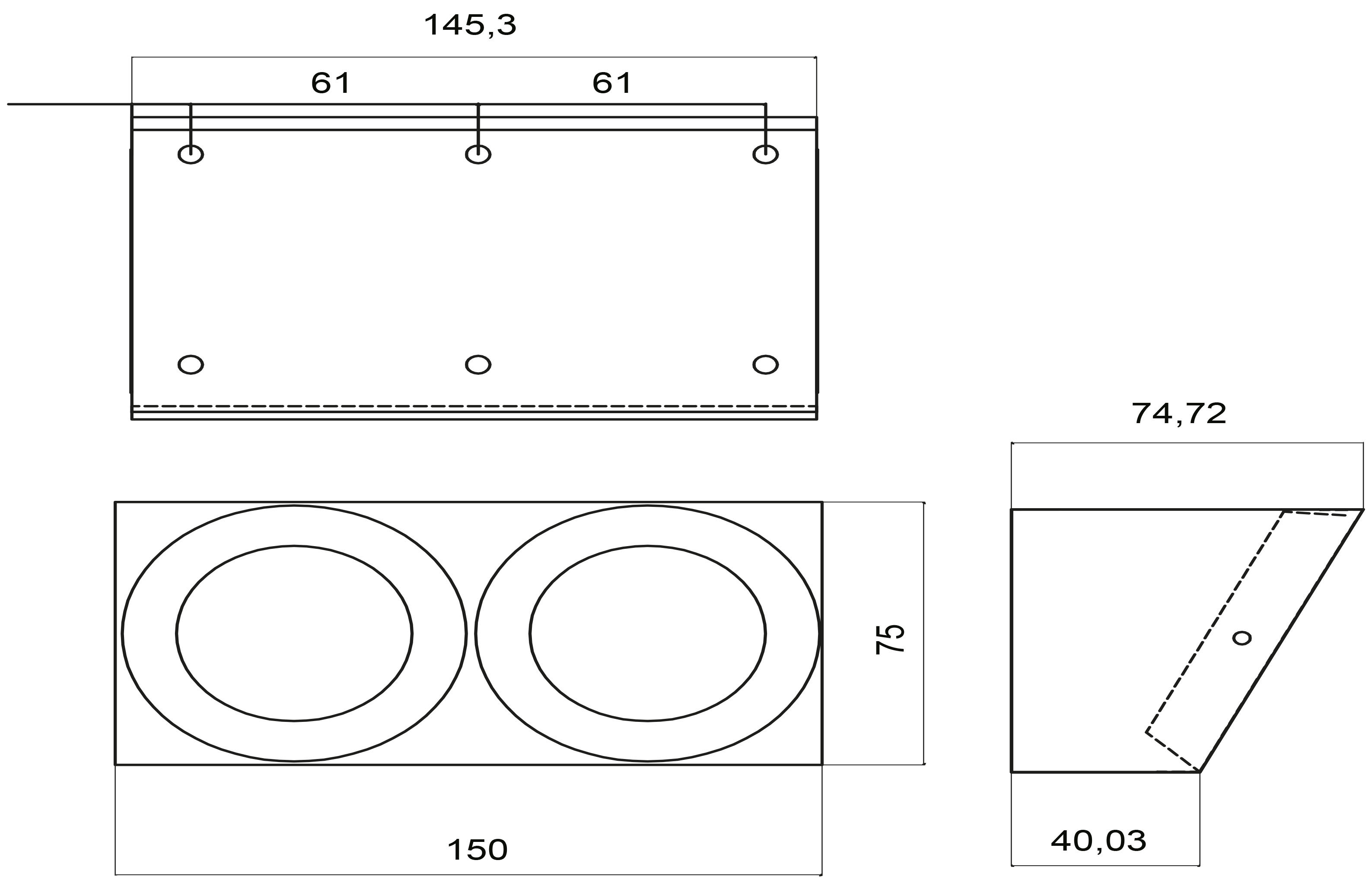 Schéma de «  Cornero Inox brossé  »